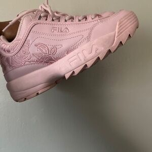 pink flower filas
